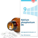 NATRIUM PHOSPHORICUM D6 -Sale Di Schussler n°9- 200 COMPRESSE - SCHWABE PHARMA ITALIA